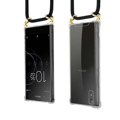 Sony Xperia XA1 Deksel med Halskjede (svart)
