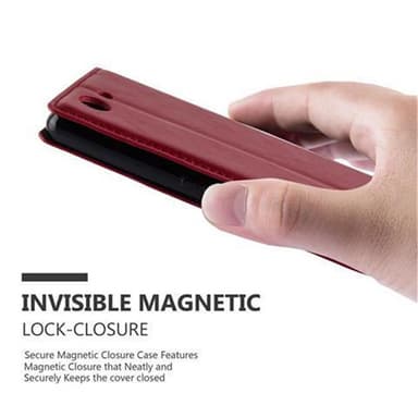 Sony Xperia Z3 COMPACT lommebokdeksel case (rød)