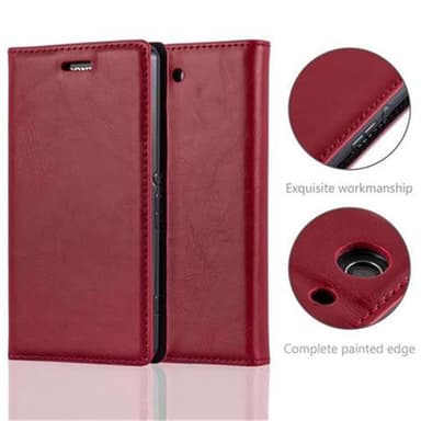 Sony Xperia Z3 COMPACT lommebokdeksel case (rød)
