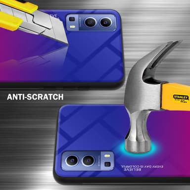 Deksel Vivo Y52 5G / Y72 5G Case Cover (svart)