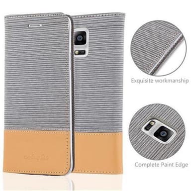 Samsung Galaxy NOTE 4 lommebokdeksel etui (grå)