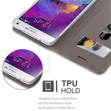 Samsung Galaxy NOTE 4 lommebokdeksel etui (grå)
