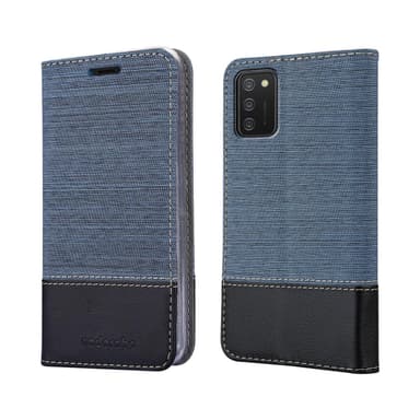 Samsung Galaxy A02s lommebokdeksel etui (blå)