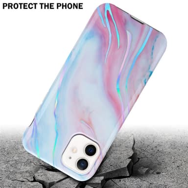 iPhone 12 / 12 PRO lommebokdeksel etui (hvit)
