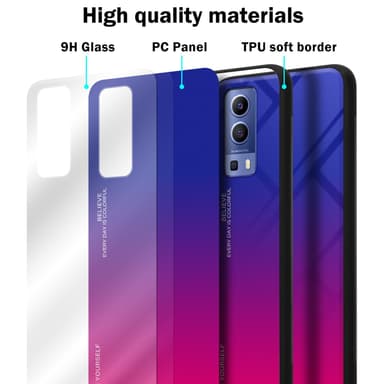 Deksel Vivo Y52 5G / Y72 5G Case Cover (svart)