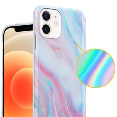 iPhone 12 / 12 PRO lommebokdeksel etui (hvit)