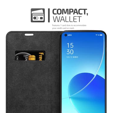 Oppo Reno6 5G lommebokdeksel case (rød)