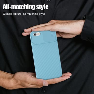 iPhone 6 / 6S silikondeksel case (turkis)