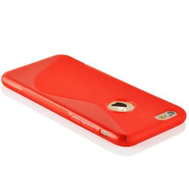 iPhone 6 / 6S silikondeksel case (rød)