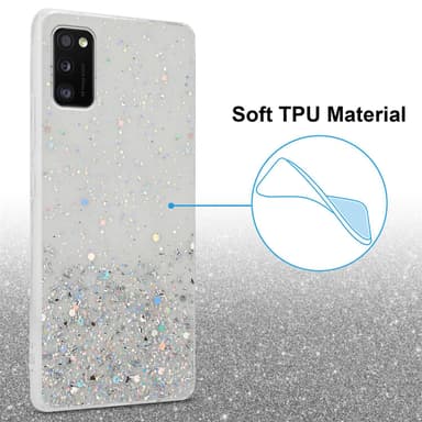 Samsung Galaxy A41 Silikondeksel Glitter