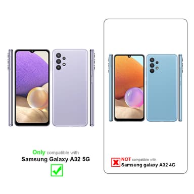 Samsung Galaxy A32 5G silikondeksel case (rosa)