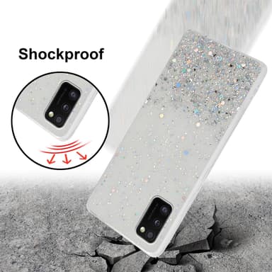 Samsung Galaxy A41 Silikondeksel Glitter
