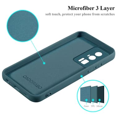 Xiaomi Poco F5 Pro silikondeksel case (grønn)