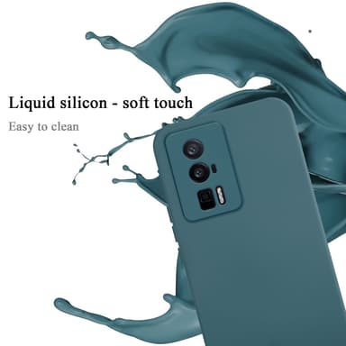 Xiaomi Poco F5 Pro silikondeksel case (grønn)