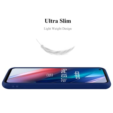 Deksel Oppo FIND X3 LITE Silikon cover (blå)