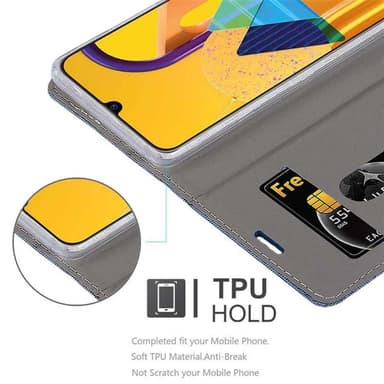 Samsung Galaxy M21 / M30s lommebokdeksel etui (blå)