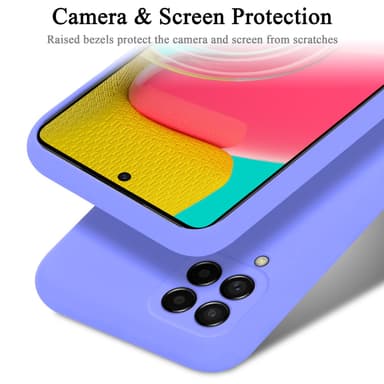 Samsung Galaxy M53 5G silikondeksel case (lilla)