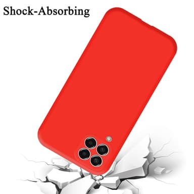 Samsung Galaxy M33 5G silikondeksel case (rød)
