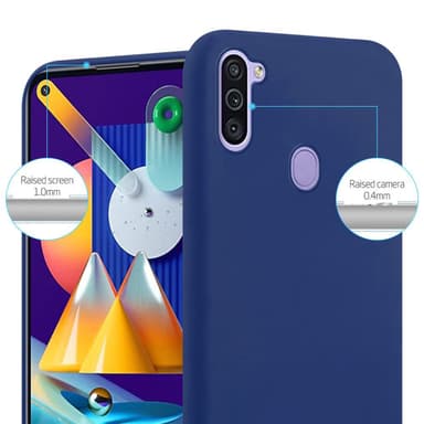 Deksel Samsung Galaxy A11 / M11 Silikon cover (blå)