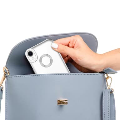 iPhone XR silikondeksel Krom case (gjennomsiktig)