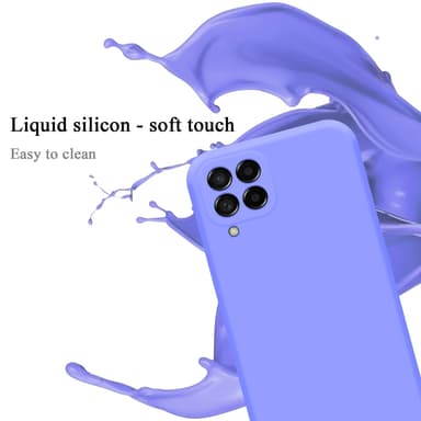 Samsung Galaxy M53 5G silikondeksel case (lilla)