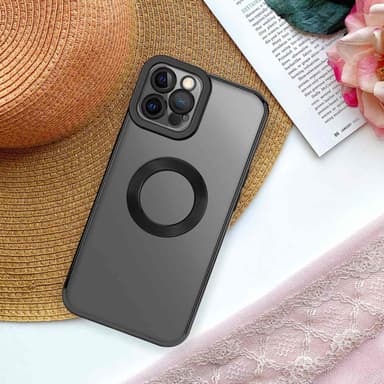 iPhone 12 PRO silikondeksel Krom case (gjennomsiktig)