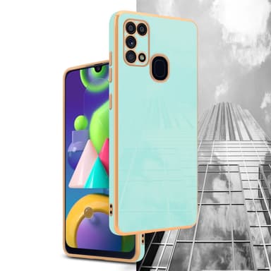 Samsung Galaxy M31 silikondeksel case (grønn)