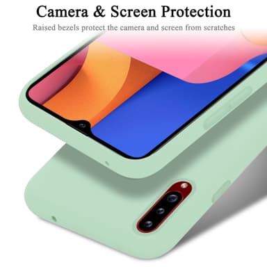 Samsung Galaxy A20s silikondeksel case (grønn)