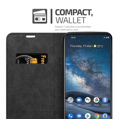 Nokia 8.3 lommebokdeksel case (rød)
