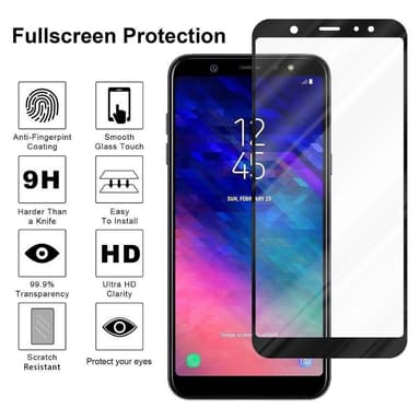 Samsung Galaxy A6 2018 Skjermbeskytter Skärmskydd