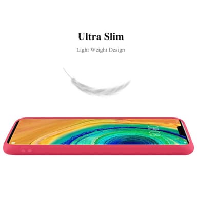 Deksel Huawei MATE 30 PRO Silikon cover (rød)