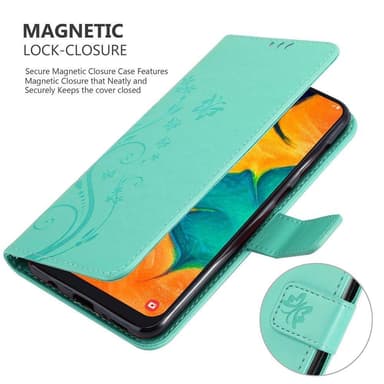 Samsung Galaxy A20 / A30 / M10s lommebokdeksel Blomster