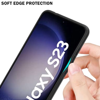 Deksel Samsung Galaxy S23 Case Cover (Svart)