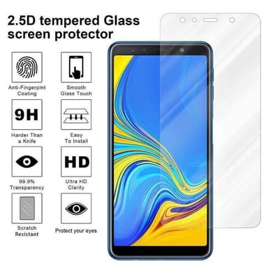 Samsung Galaxy A7 2018 Skjermbeskytter Skärmskydd