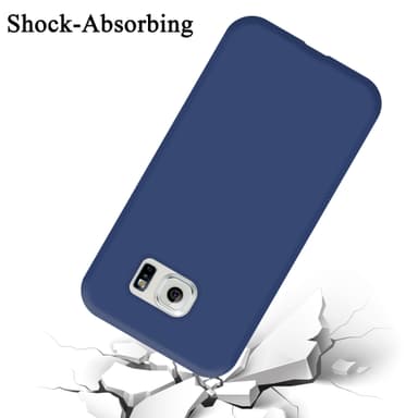 Samsung Galaxy S6 EDGE PLUS silikondeksel case (blå)