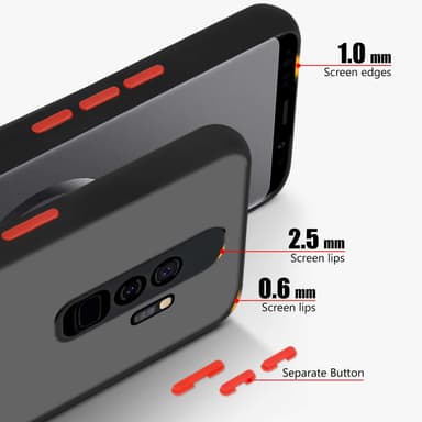 Samsung Galaxy S9 PLUS Deksel Case Cover (Svart)