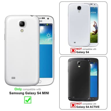 Samsung Galaxy S4 MINI lommebokdeksel cover (rød)