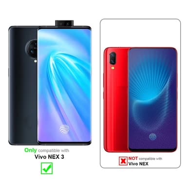 Vivo NEX 3 Skjermbeskytter Skärmskydd (svart)