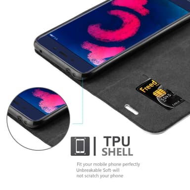 Honor 6C PRO lommebokdeksel case (grå)