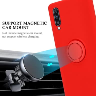 Deksel Samsung Galaxy A70 / A70s Ring Case (rød)