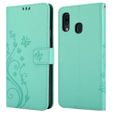 Samsung Galaxy A20 / A30 / M10s lommebokdeksel Blomster