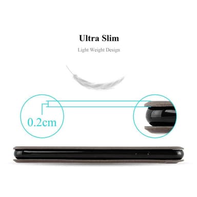 Huawei P10 PLUS lommebokdeksel cover (brun)