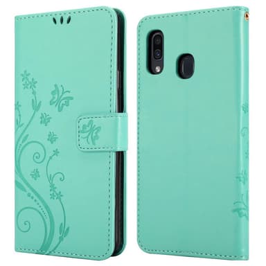 Samsung Galaxy A20 / A30 / M10s lommebokdeksel Blomster