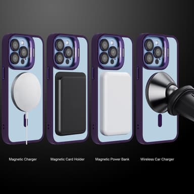 iPhone 12 PRO MAX Deksel kompatibel MagSafe (Lilla)