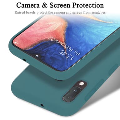 Samsung Galaxy A10e / A20e silikondeksel case (grønn)