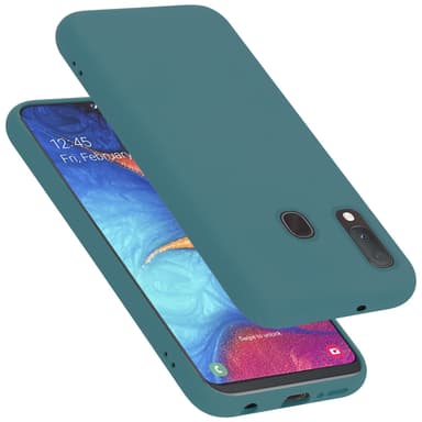 Samsung Galaxy A10e / A20e silikondeksel case (grønn)