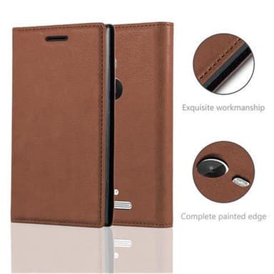 Nokia Lumia 925 lommebokdeksel case (brun)