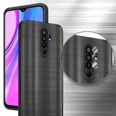 Xiaomi RedMi 9 Silikondeksel Beskyttelse (svart)
