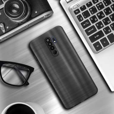 Xiaomi RedMi 9 Silikondeksel Beskyttelse (svart)