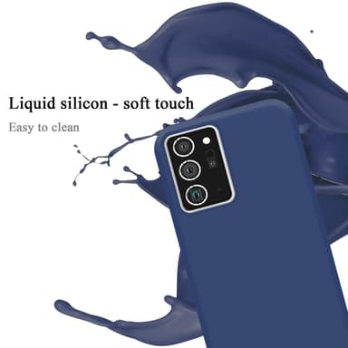 Samsung Galaxy NOTE 20 PLUS silikondeksel case (blå)